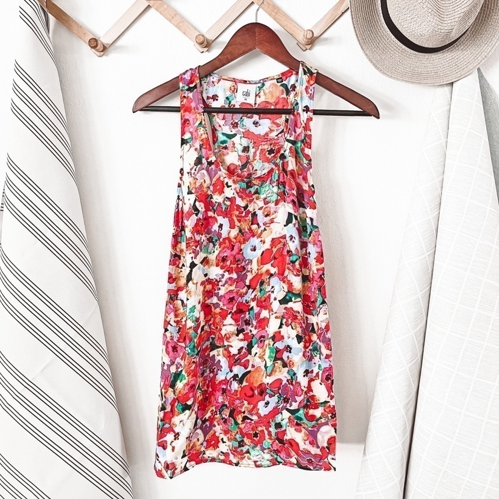 CAbi #5045 Luisa Floral Tank Top